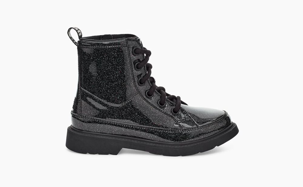 Ugg Robley Glitter - Kids Boots - Black - NZ (7194THNYV)